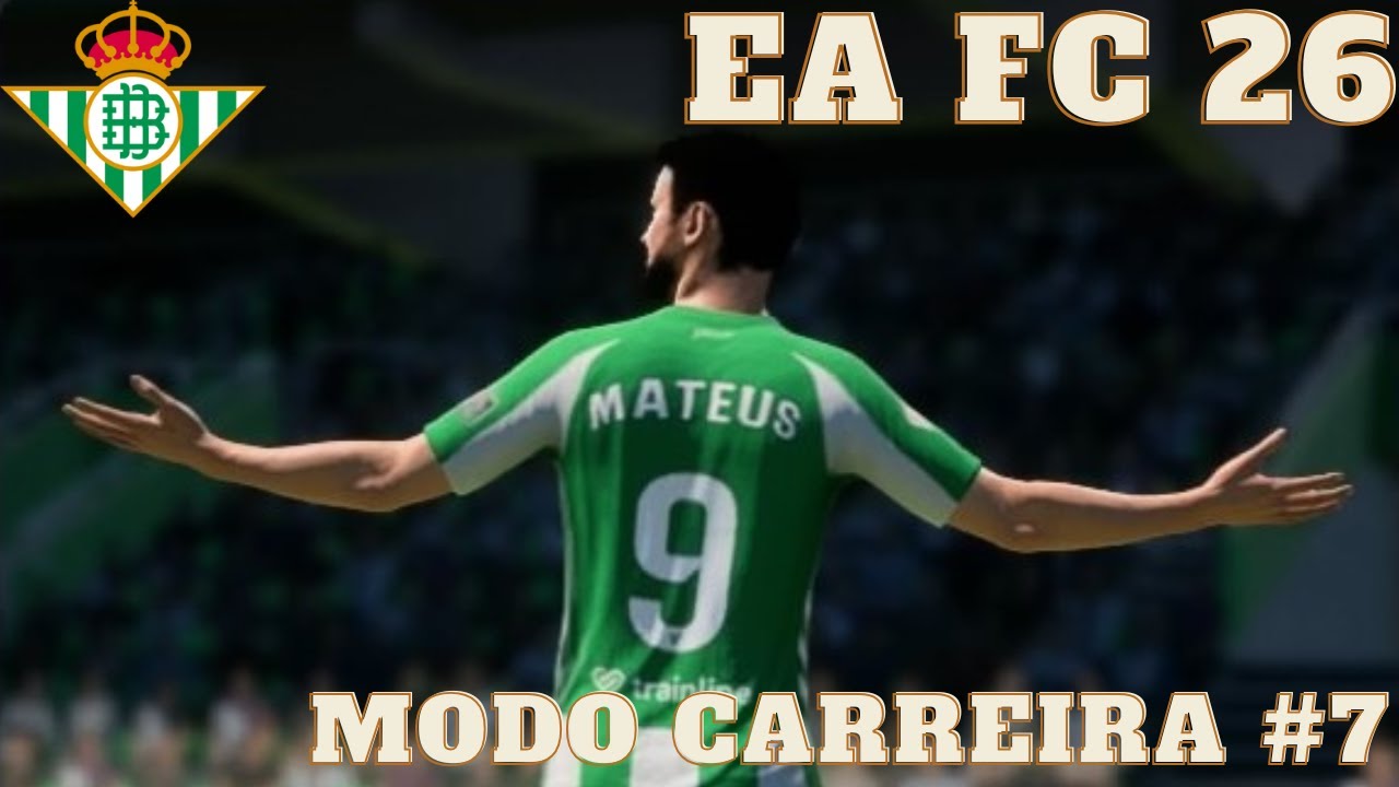 EA FC 26 PS4 MODO CARREIRA JOGADOR COM O REAL BETIS #7 PARTIDA MUITO COMPLICADA