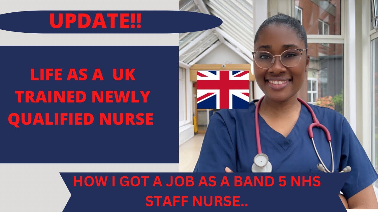 Life update// UK trained newly qualified nurse//Band 5 NHS STAFF NURSE