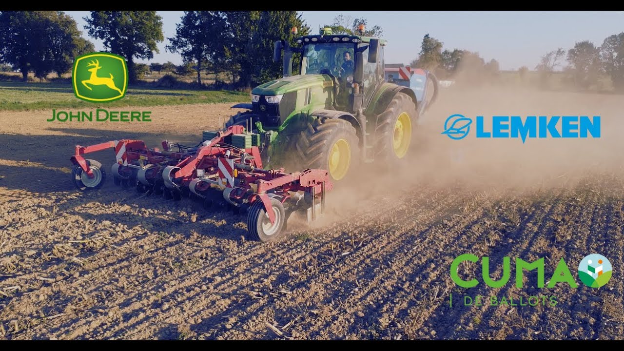 Semis de Blé 2025 🌾 - 6R 250 avec Combiné Lemken 4m50 - CUMA DE BALLOTS