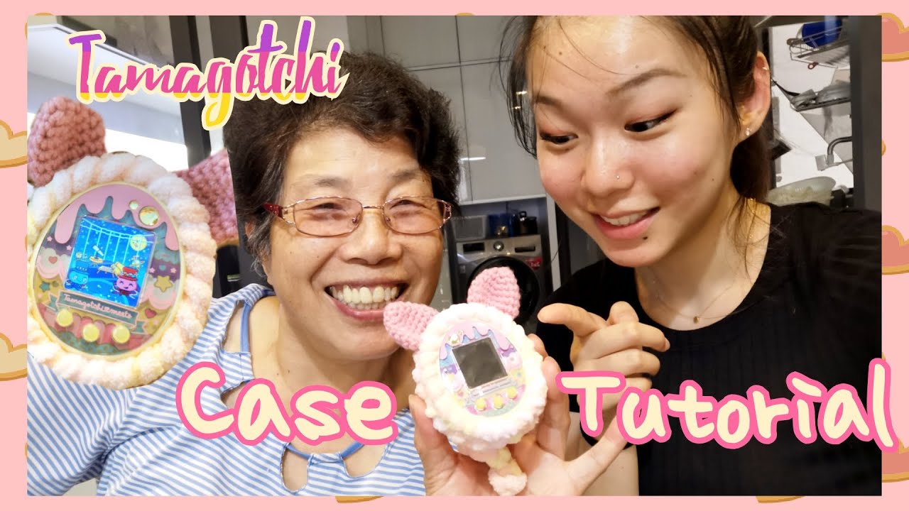 How to make a CUTE TAMAGOTCHI CASE ~ (with my grandma)