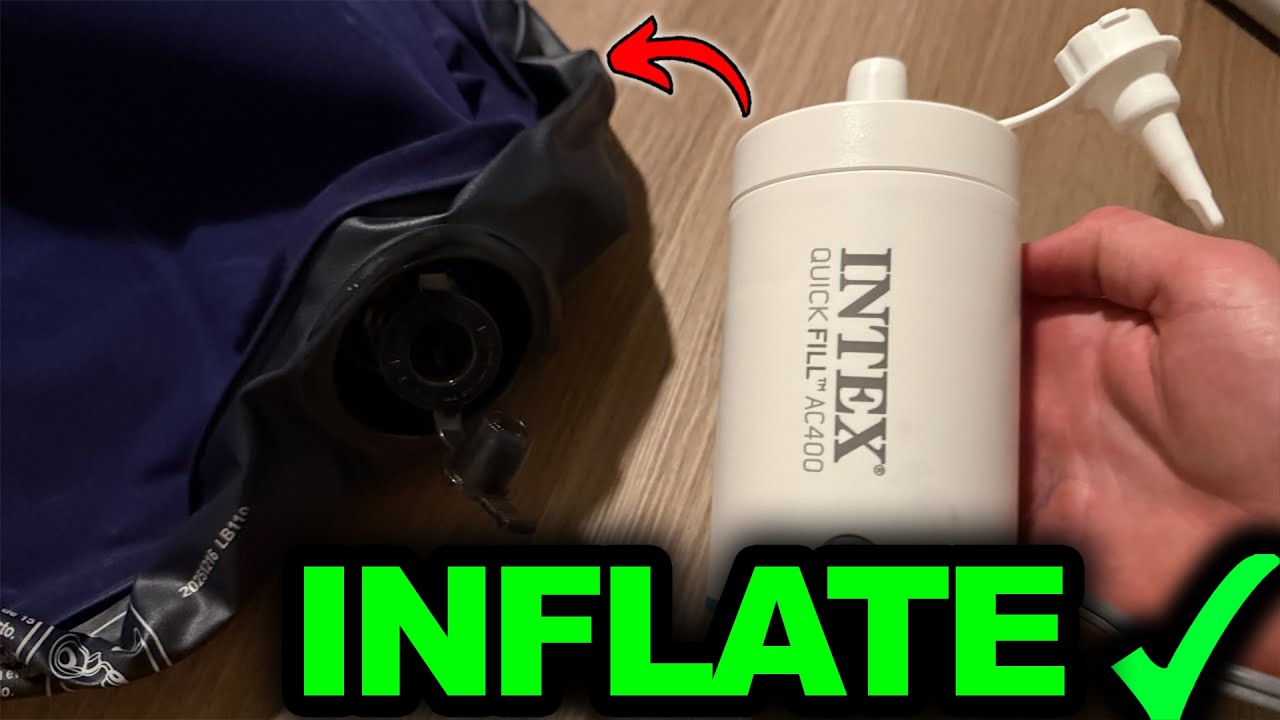 Как накачать надувной матрас Intex — простое руководство!