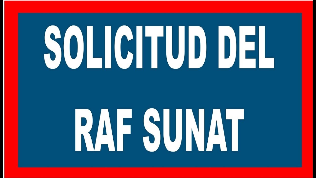 CoMo SoLicItAR eL ACOGIMIENTO AL  RAF formulario 1704 (nuevo FRACCIONAMIENTO SUNaT] [ Grupseld]