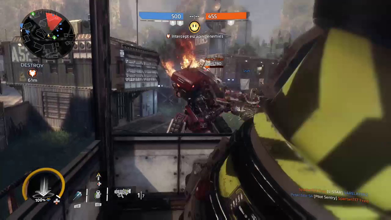 Bullying an auto titan TF2