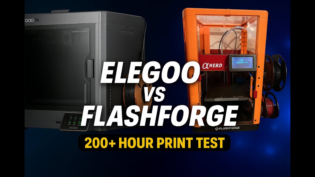 Elegoo Centauri Carbon против Flashforge AD5X — реальные тесты печати после 200+ часов!