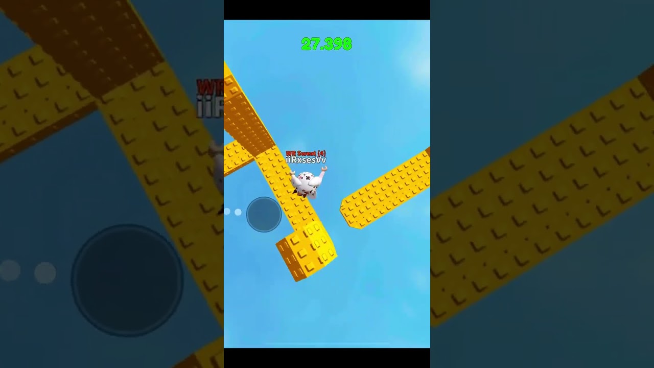 ⚡️Difficulty Chart Obby Speedrun!⚡️ #shorts #errorstimetrial2