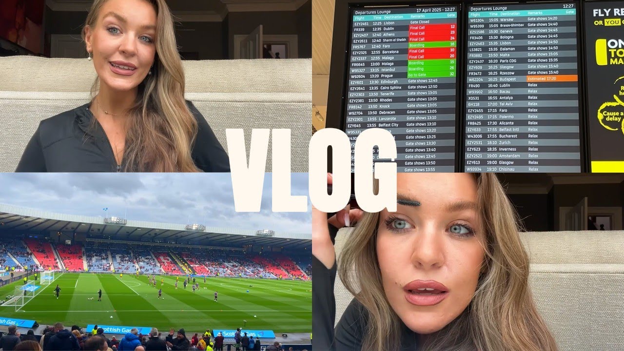 VLOG: Scotland Bound! Košice to Edinburgh for Football & Chill 🏴󠁧󠁢󠁳󠁣󠁴󠁿