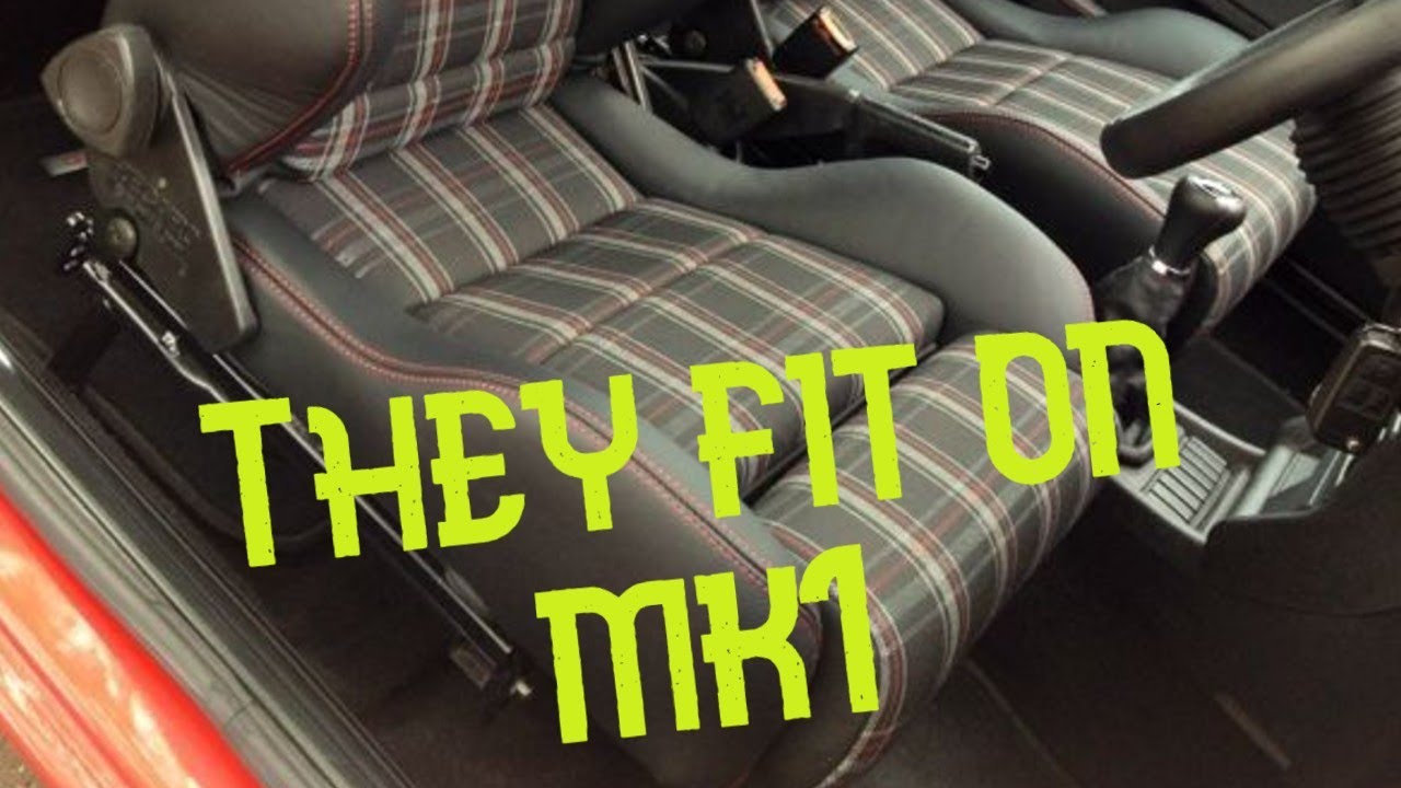 Vw Mk3 Gti seats on vw mk1 and vw mk2 no welding