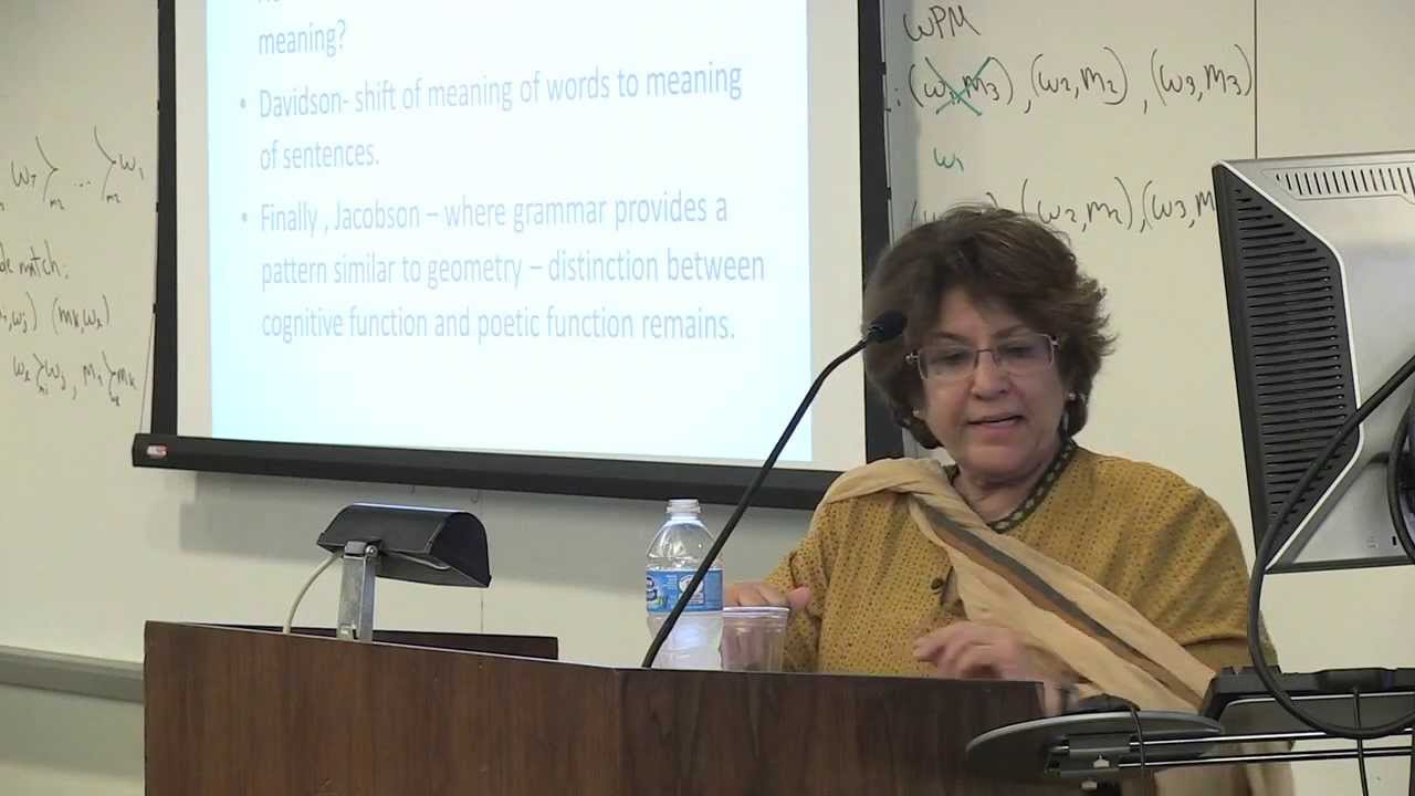 Veena Das | Syntax, Meaning, and Emotion: The Provocations of the Dhwani Theorists