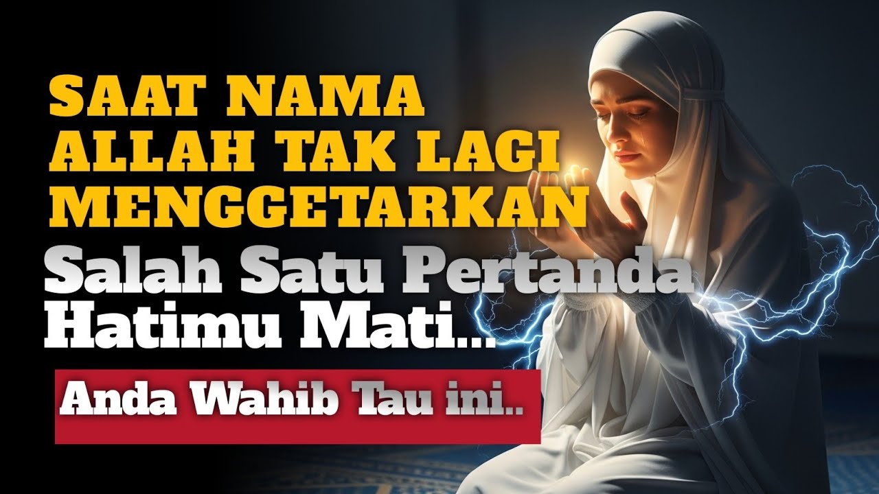 NGERI..‼️Jika Kamu Merasakan 3 Tanda Ini, Berarti Hatimu Sedang Mati.