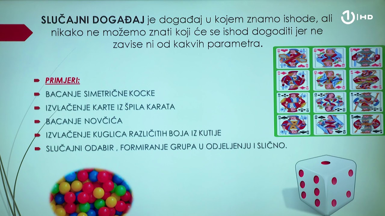 Domaća zadaća za 8. razred: Matematika - Vjerovatnoća slučajnog događaja