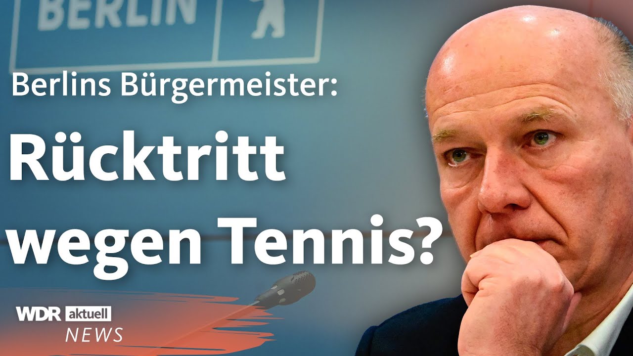 Stromausfall Berlin: Muss Kai Wegner wegen Tennis-Pause zur&uuml;cktreten? | WDR Aktuelle Stunde