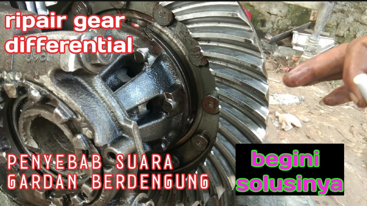 How to fix a buzzing axle without replacing the gear set #repair gear differential
