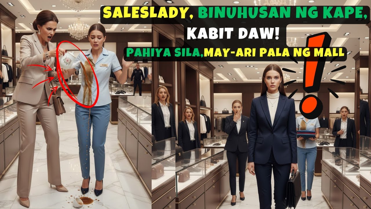 SALESLADY, BINUHUSAN NG KAPE, KABIT DAW! PAHIYA SILA, MAY-ARI PALA NG MALL