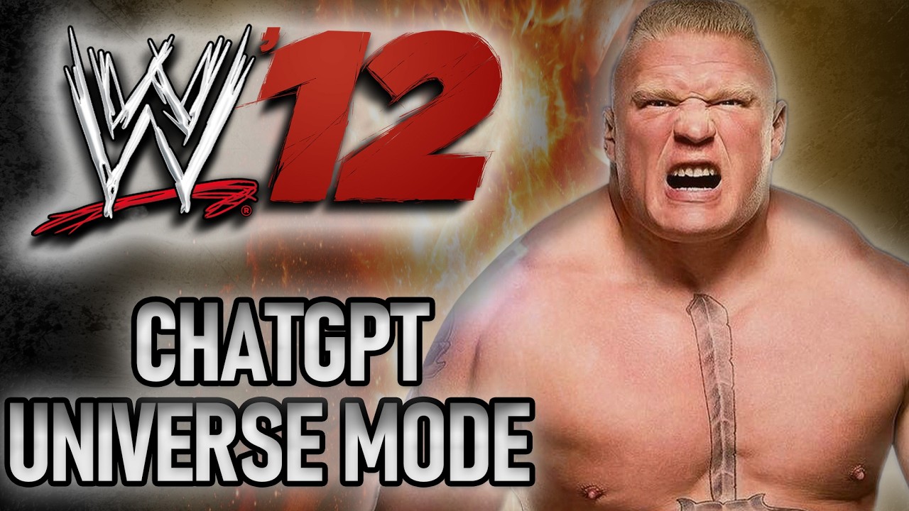 What Happens when ChatGPT TAKES CONTROL of WWE'12's Universe Mode?