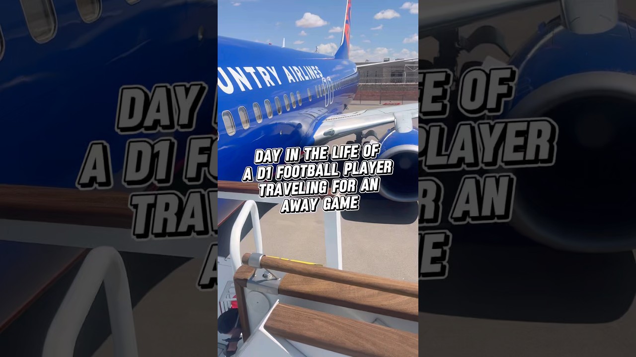 The part of D1 football nobody sees: the travel grind🥵 #collegefootball #travel #game #d1 #fyp