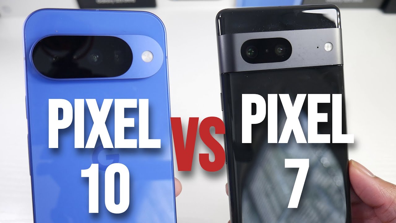 Google Pixel 7 VS Google Pixel 10! (Camera Comparison, PUBG & Display & Speed Test)