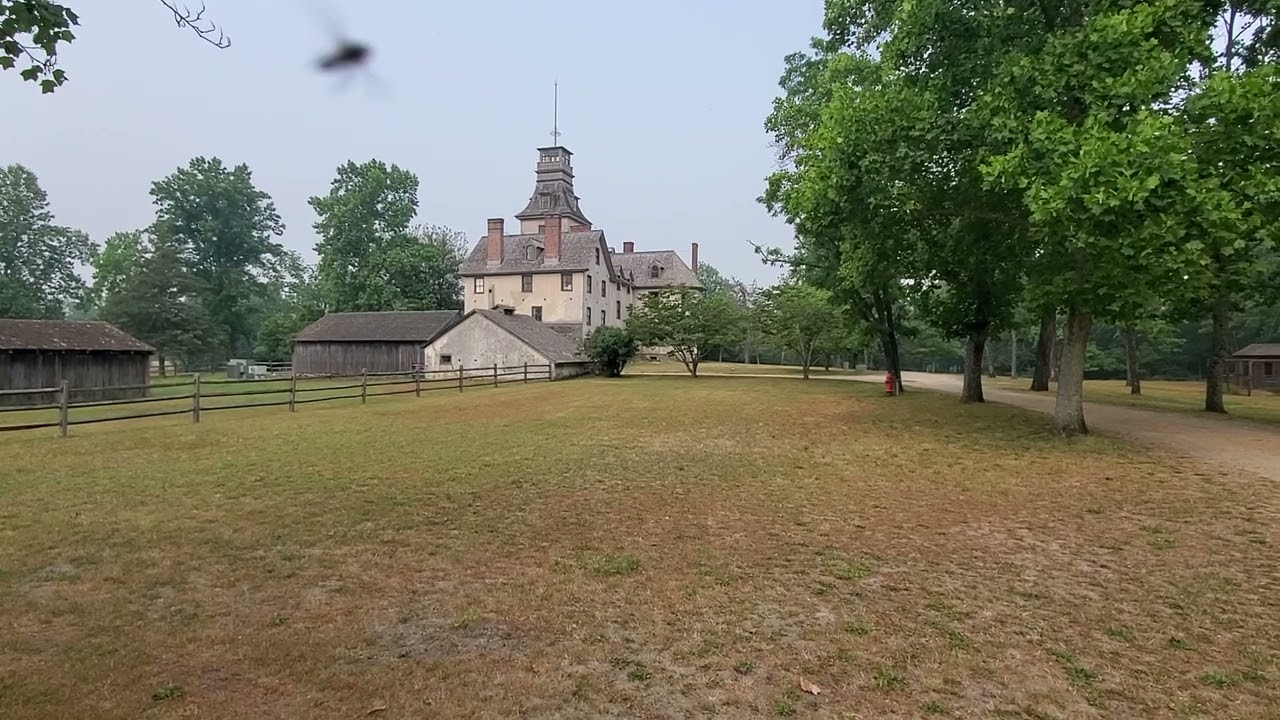 Batsto Mansion view