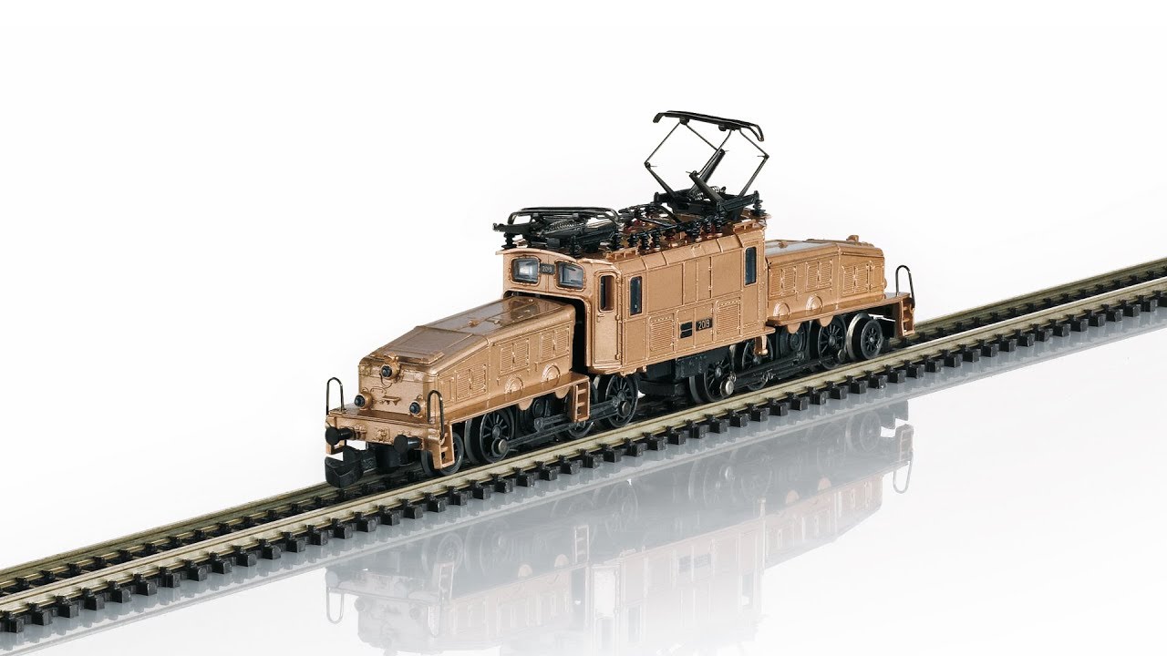 Bronze Krokodil - Spur z -  Erstes Modell der Märklin Z Manufakturmodelle Bronze Feinguss Edition