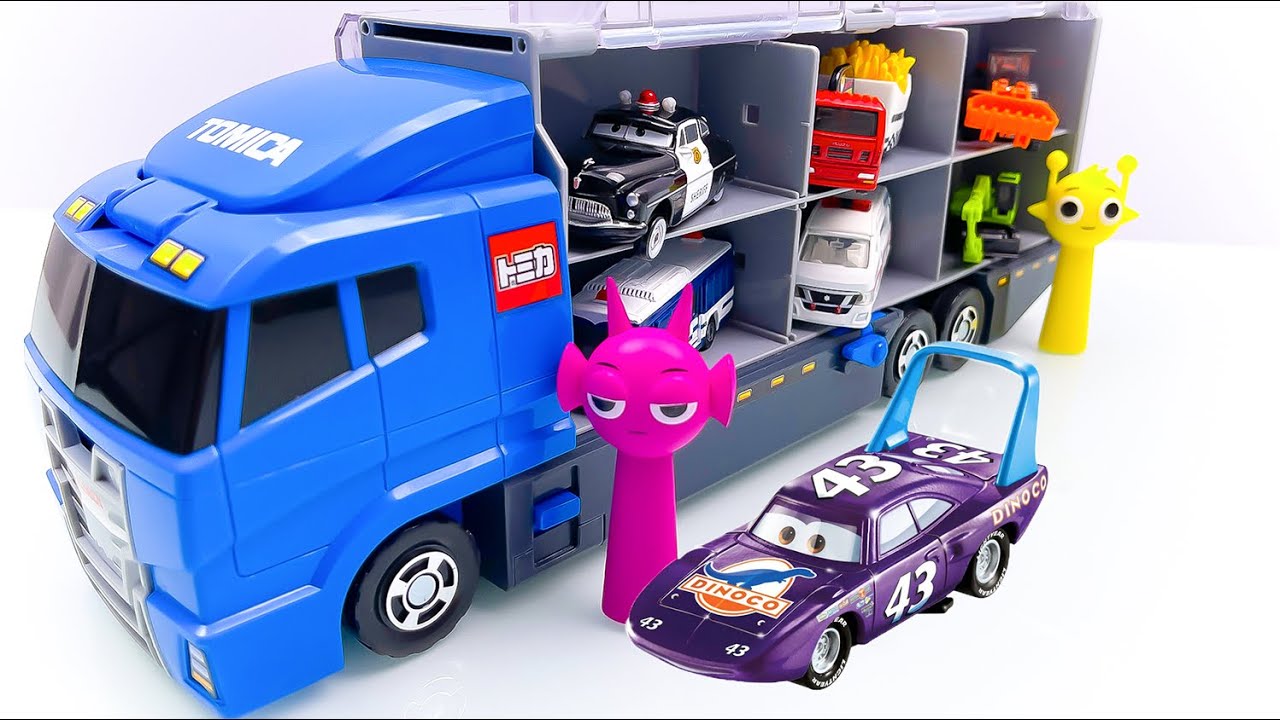Disney Pixar Car | Unboxing 12 Legendary Disney Cars Hidden In The Tomica Fleet | Fun Cars