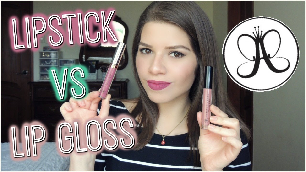 LIPSTICK VS LIP GLOSS - Anastasia beverly hills | Adristyling ♡