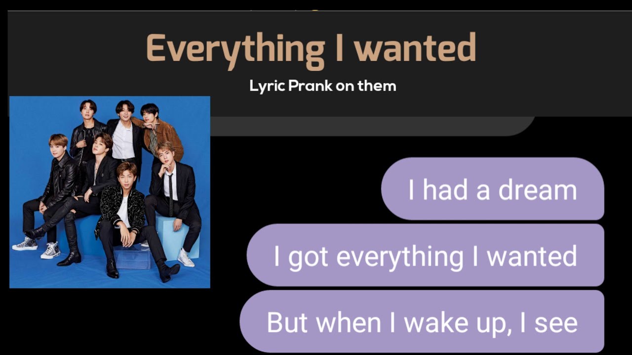 BTS TEXTS - Lyrics prank on them with 
