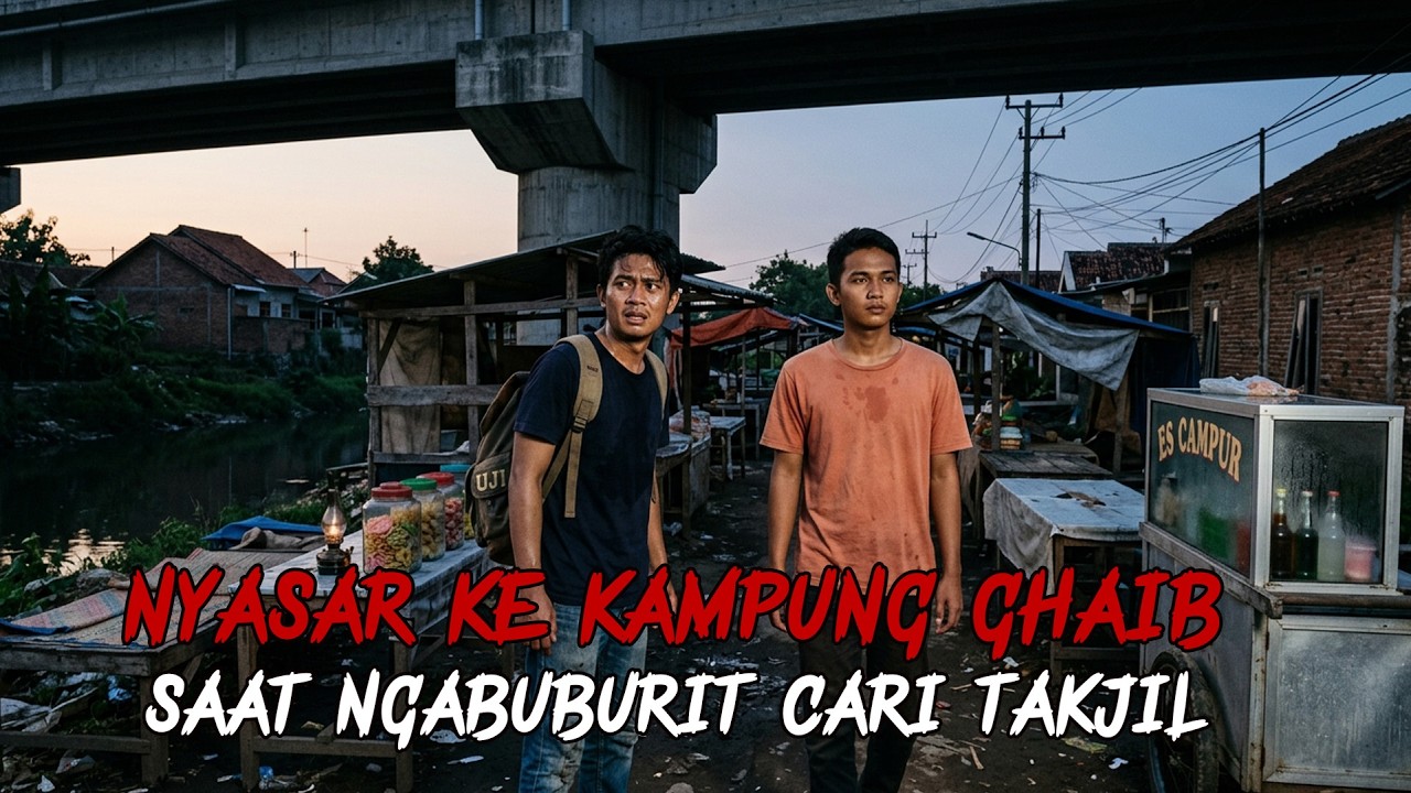 NGABUBURIT NYARI JAJAN SAMBIL NUNGGU BUKA PUASA DILUAR KOTA MALAH NYASAR KE PASAR GHAIB