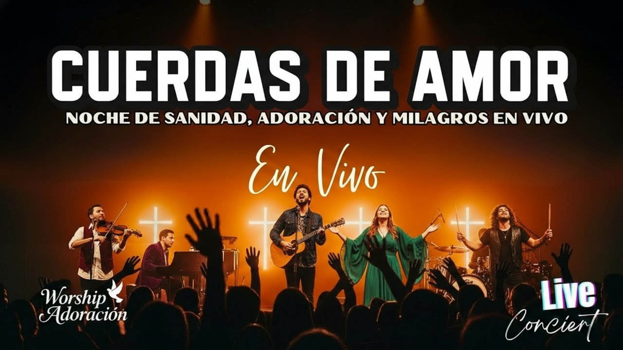 Noche de Adoración Especial | Concierto Cristiano en Vivo 2025 🙏 CUERDAS DE AMOR