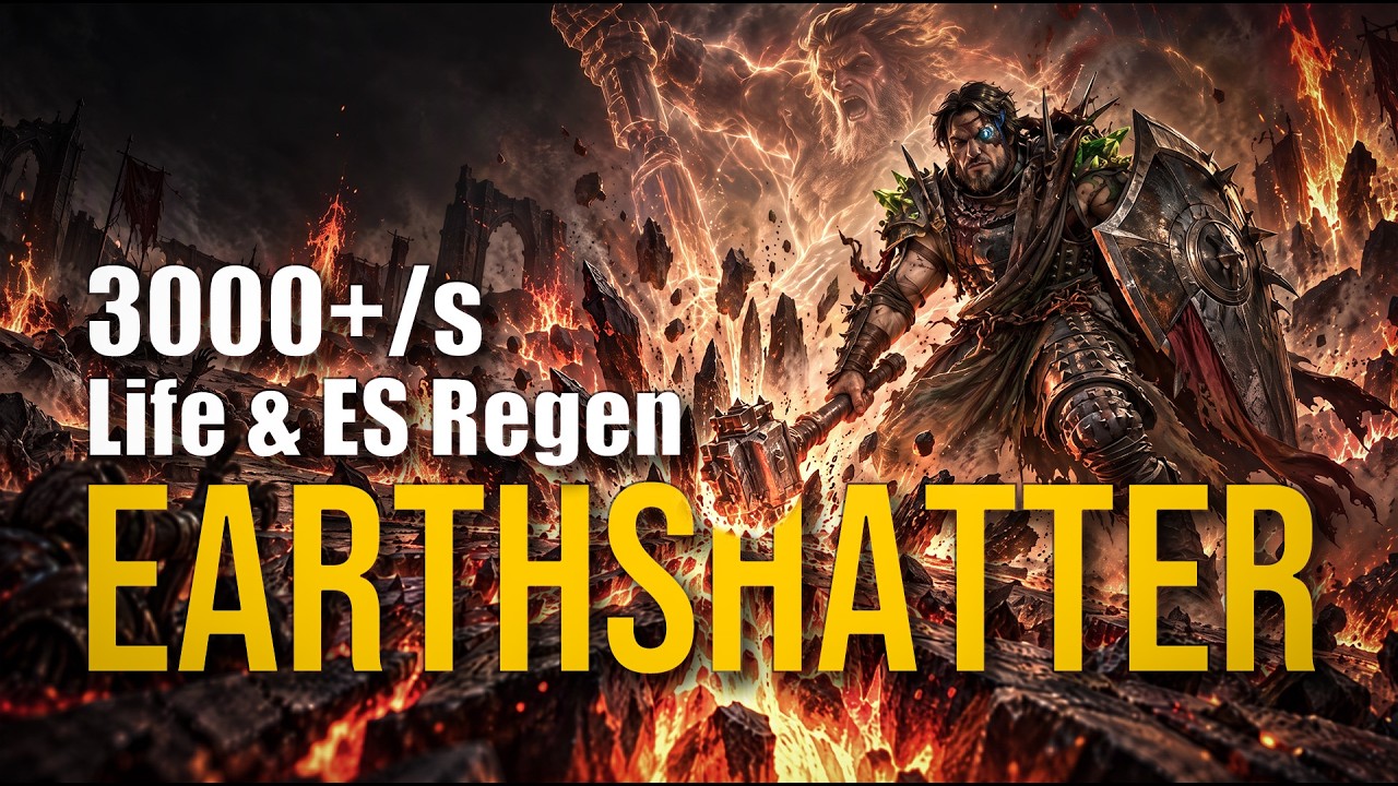 [PoE 2] Gemling Earthshatter | Reverie Snapshot with 3000+/s Regen | Build Showcase (Patch 0.5.5)