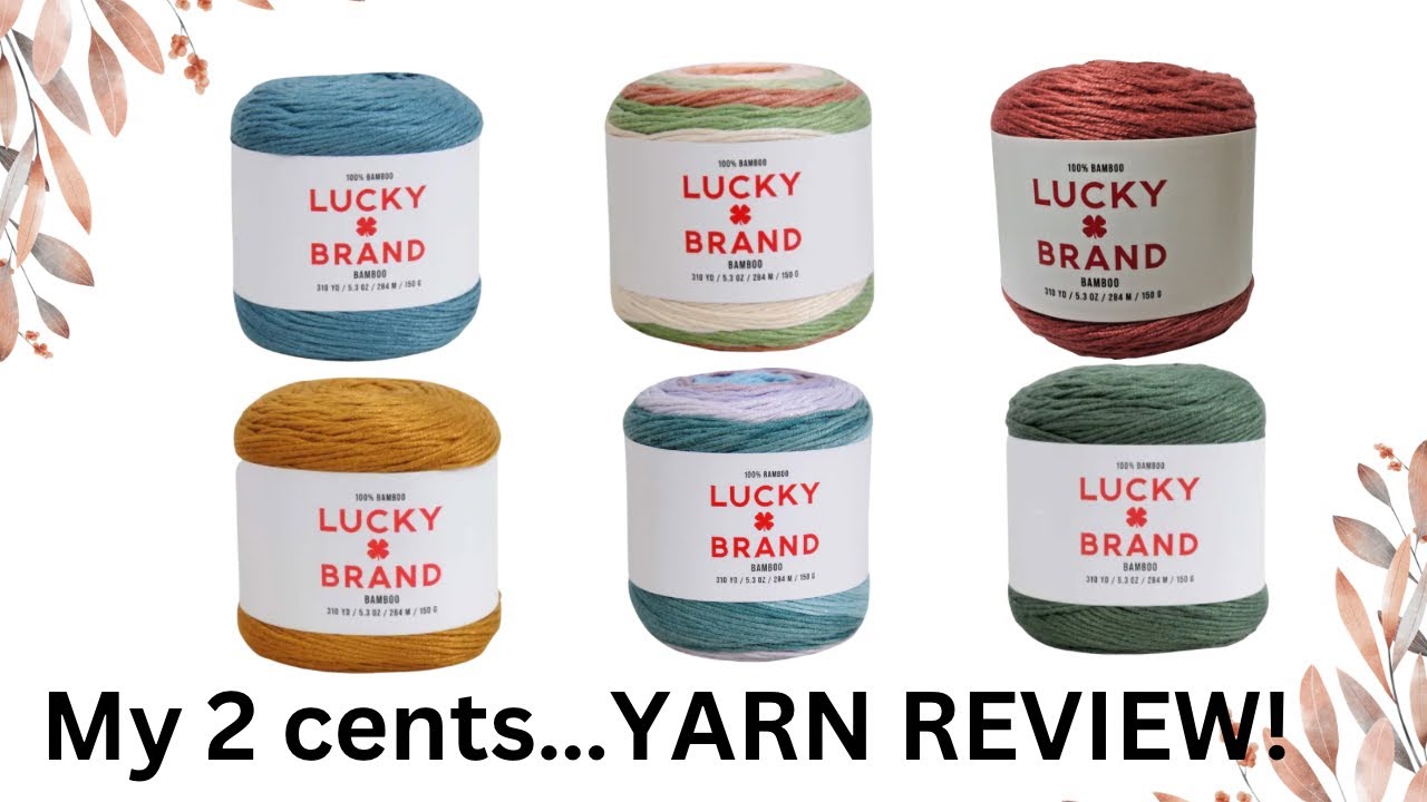 My take on the LUCKY BRAND Bamboo Cakes | YARN REVIEW 🤔 #yarntube  #yarnreview #yarn