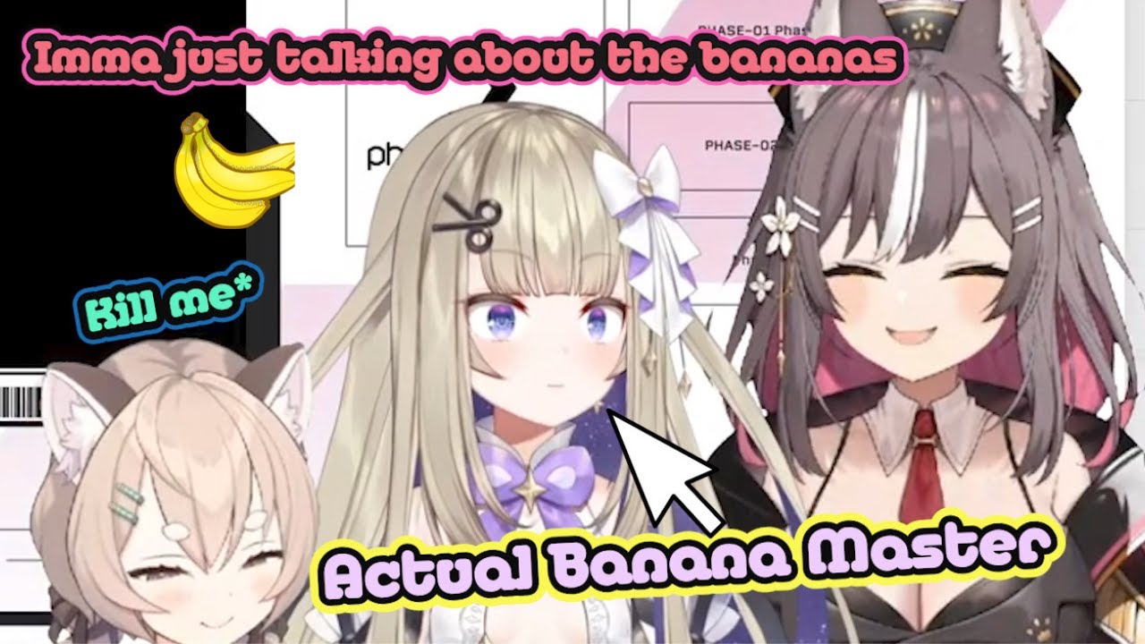 The Great (?) Banana Conversation feat. Shiina, Panko & Airi【Phase Connect】