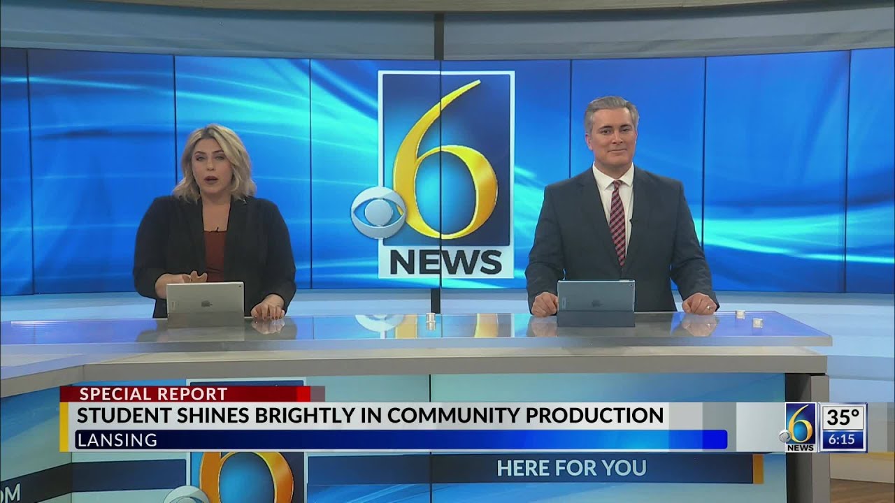 Student shines brightly in community production