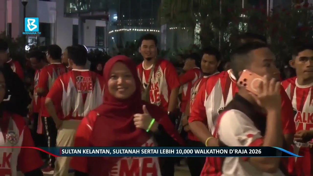 Sultan Kelantan, Sultanah sertai lebih 10,000 Walkathon D'Raja 2026