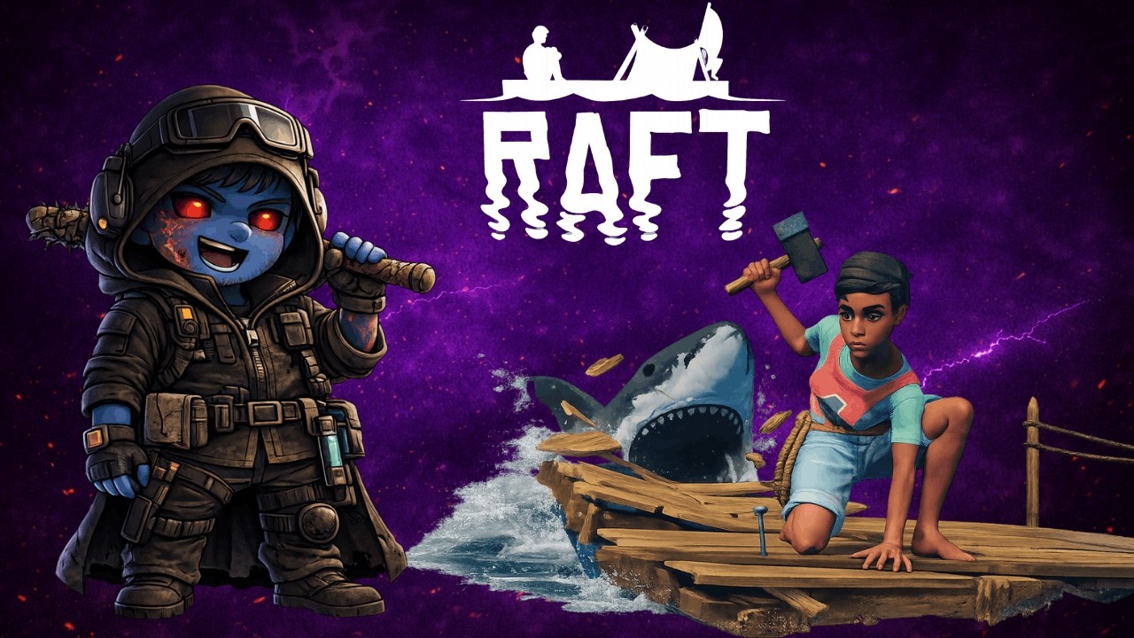 its Sim Sunday again. time for Raft with 8bitxnder today...