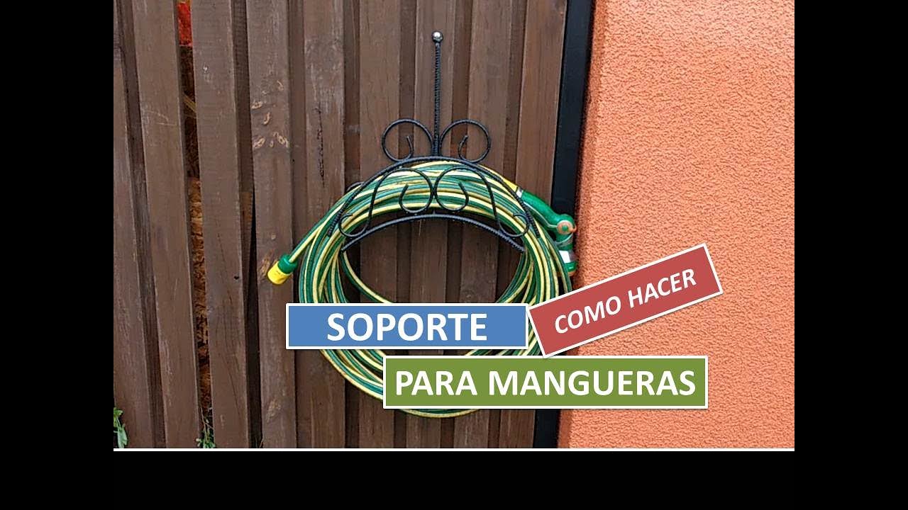 COMO HACER SOPORTE PARA MANGUERAS - ARTESANIA EN FIERRO - 💰💸GANA DINERO 💸💰