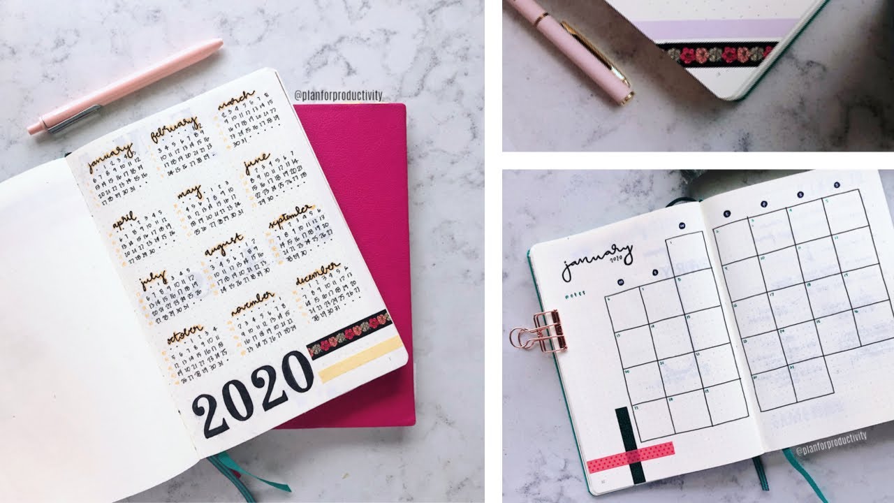 New Year New Bujo | Setting Up My Bullet Journal for 2020