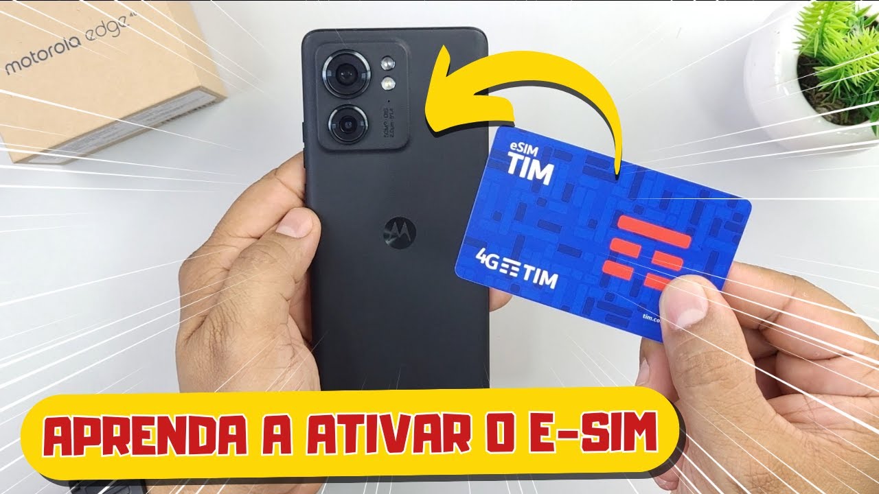Aprenda a ATIVAR o e-Sim no seu Motorola Edge 40 [Método RÁPIDO e FÁCIL]