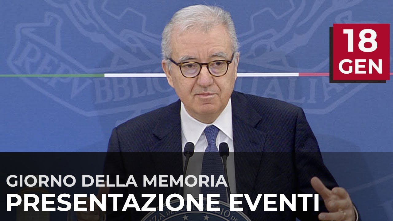 Iniziative per il Giorno della Memoria, conferenza stampa del Sottosegretario Mantovano