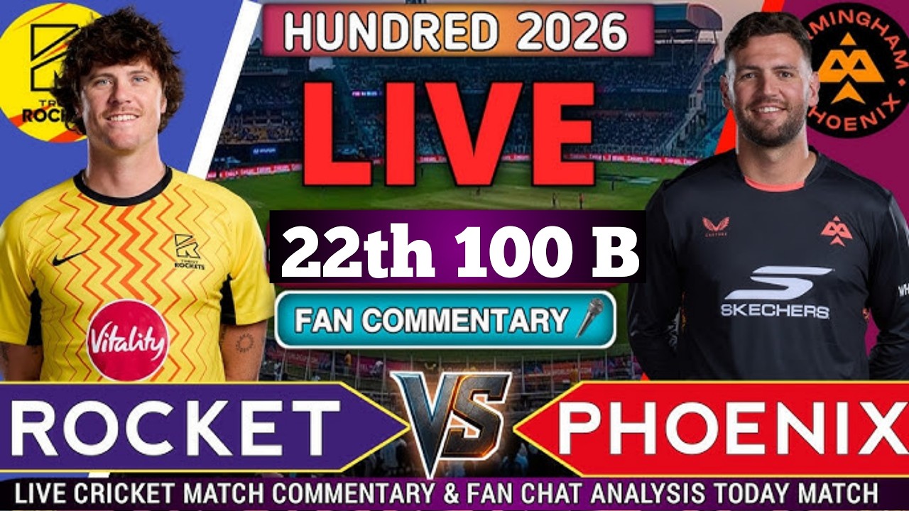 🔴BP vs TR LIVE | The Hundred Men's 2026 Clash | Live Cricket Score & Hindi Commentary