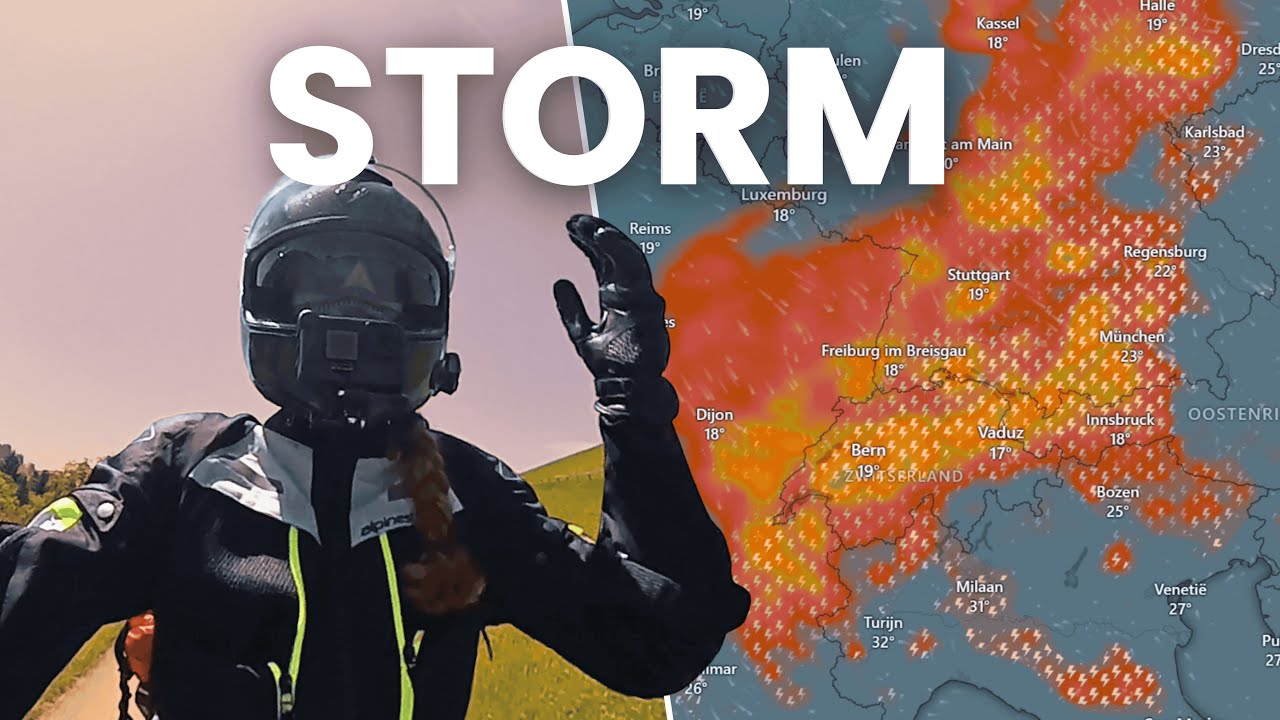 Can I OUTRUN the STORM? | First Solo Motorcycle Adventure