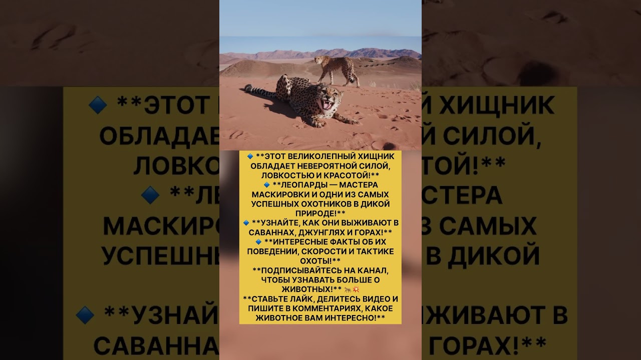 ЛЕОПАРД &mdash; ГРАЦИОЗНЫЙ ХИЩНИК! УДИВИТЕЛЬНЫЕ ФАКТЫ И МОЩЬ ЭТОЙ КОШКИ!