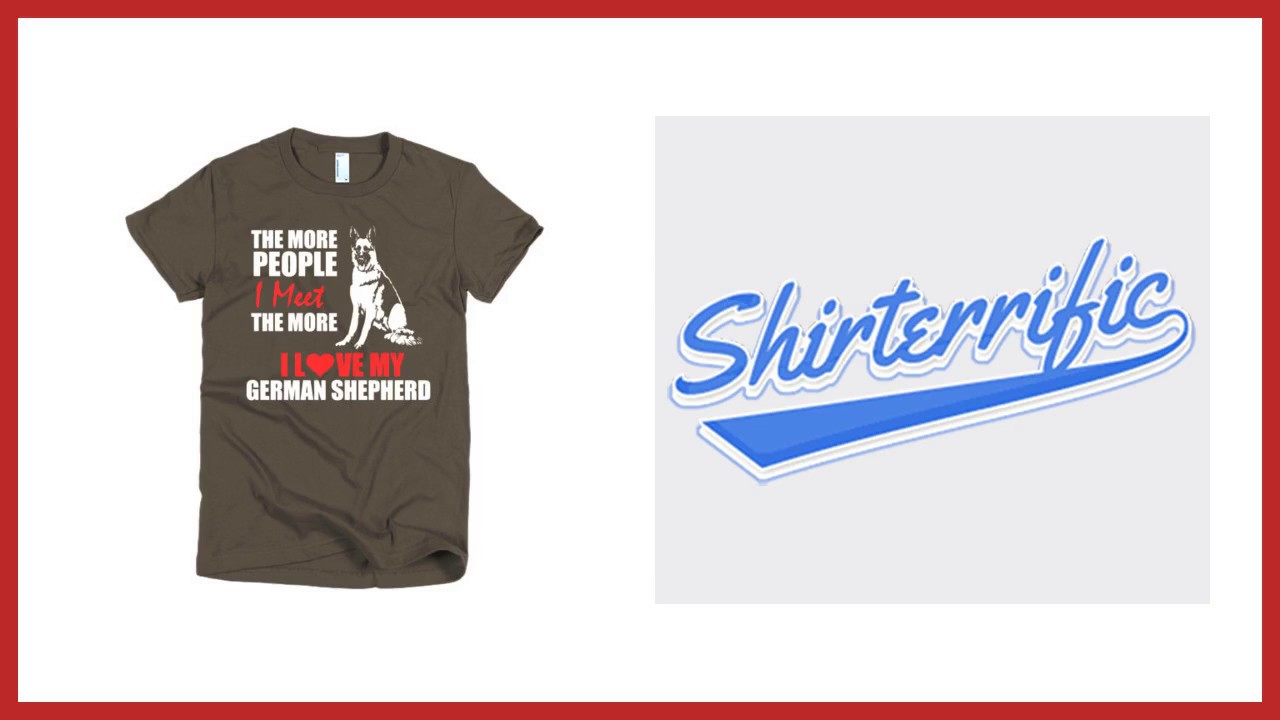 Love My German Shepherd T-Shirt For Women