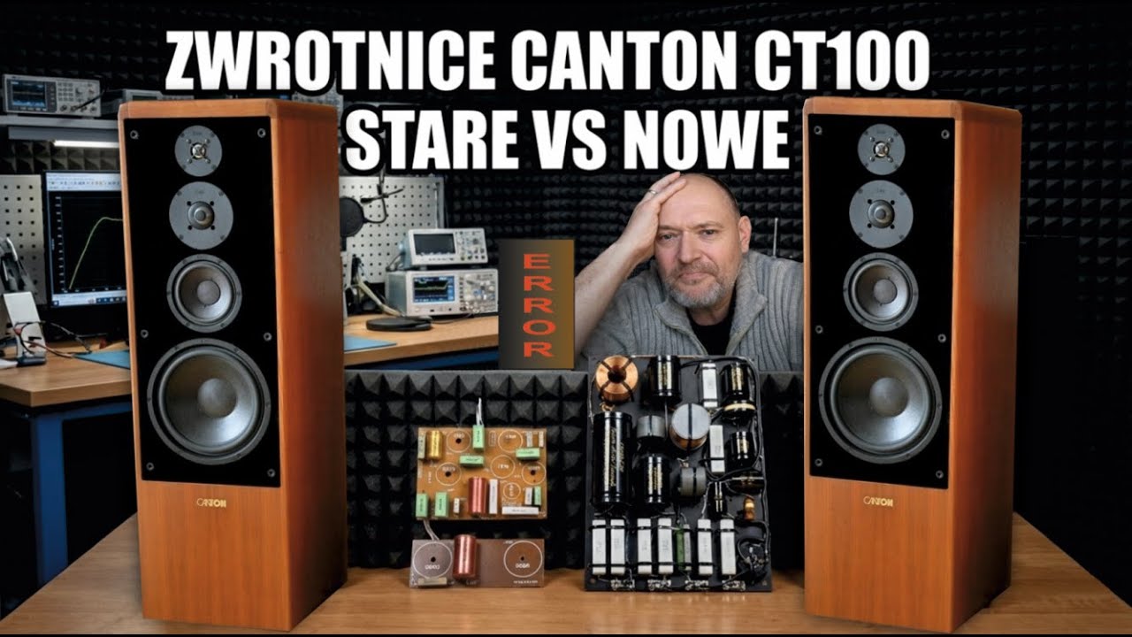 Canton CT 100, zwrotnice stare VS nowe czyli coś się zakopciło, [Wilk Audio Projekt]