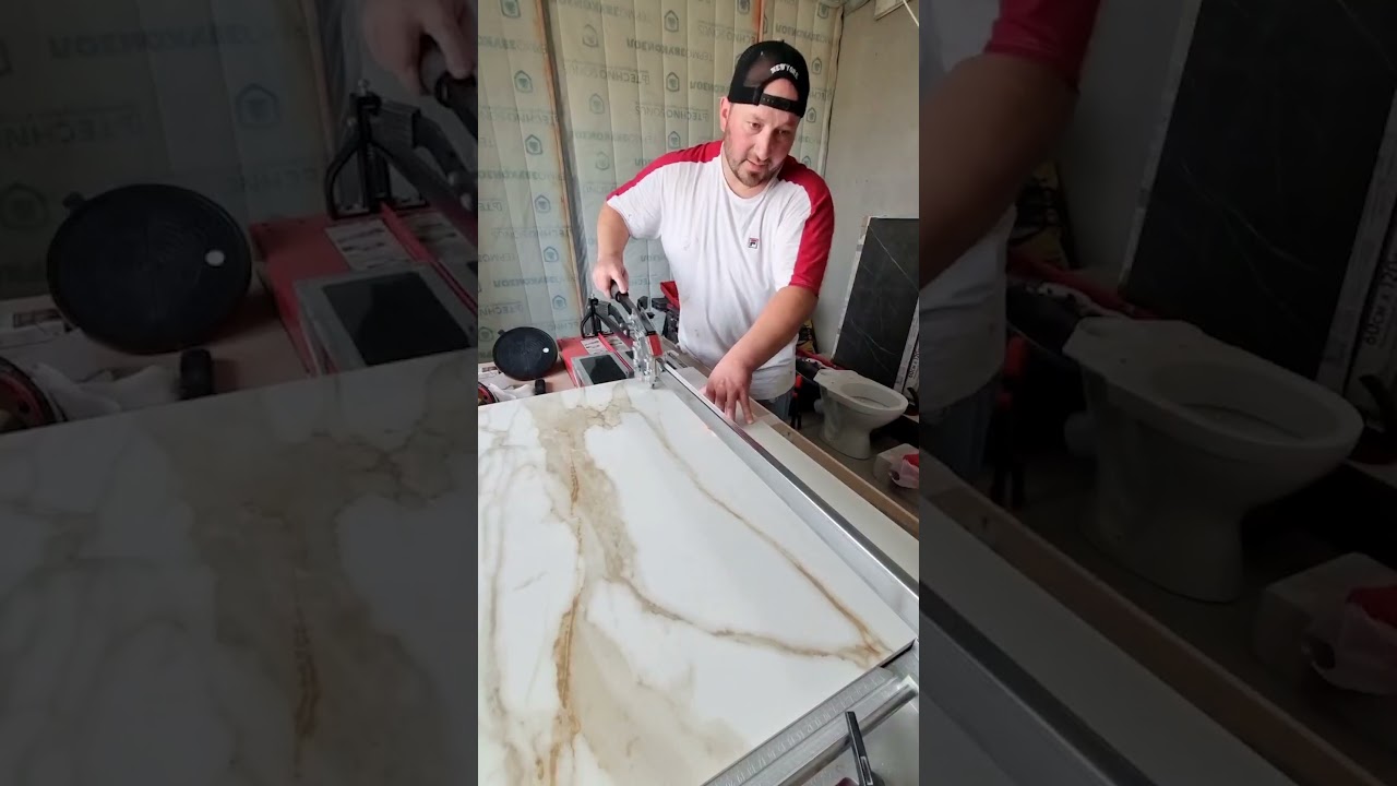 Мощный плиткорез Kristal в работе!