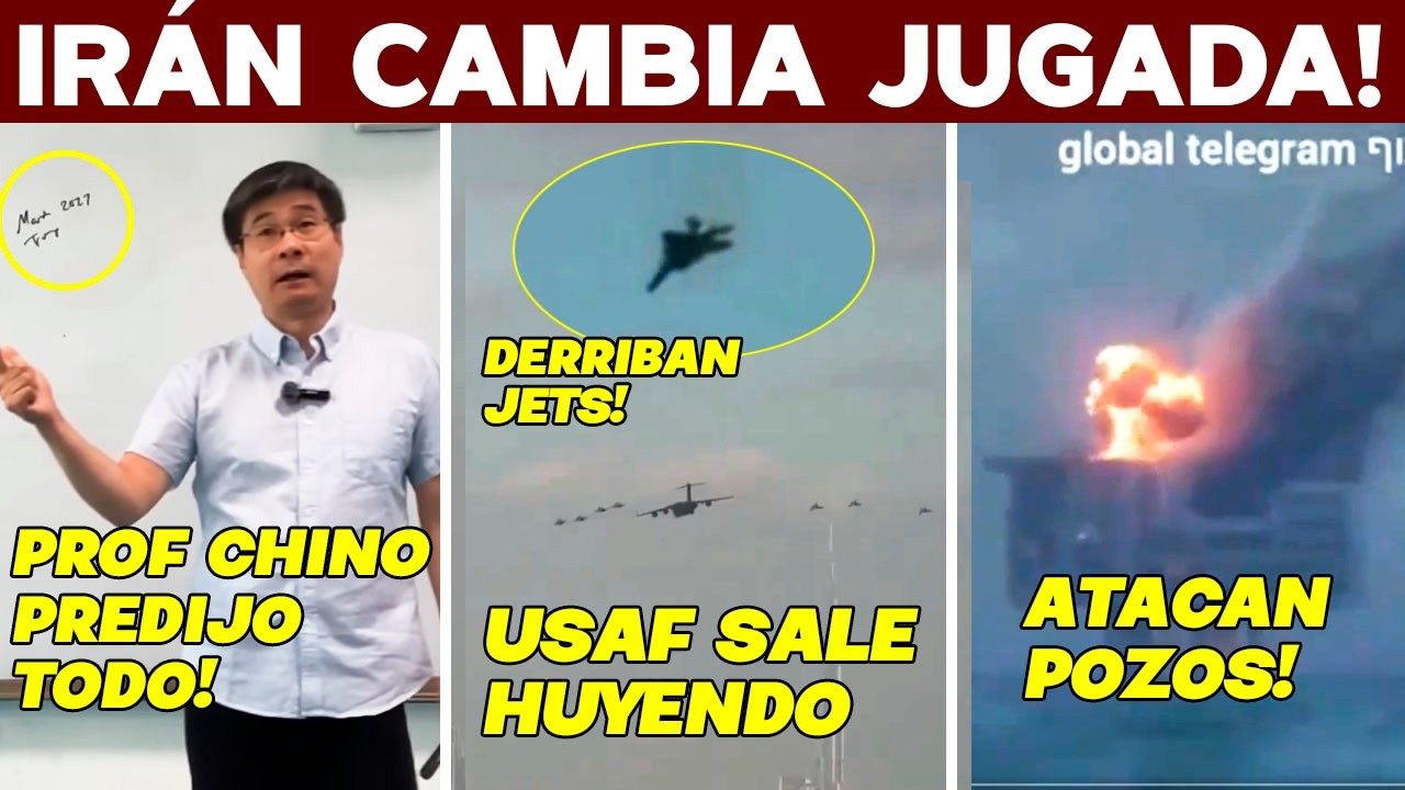 MARTILLAZO IRÁN! DERRIBA TRES F15. AIR FORCE SALE HUYENDO. ATACAN REFINERÍA DE ARAMCO
