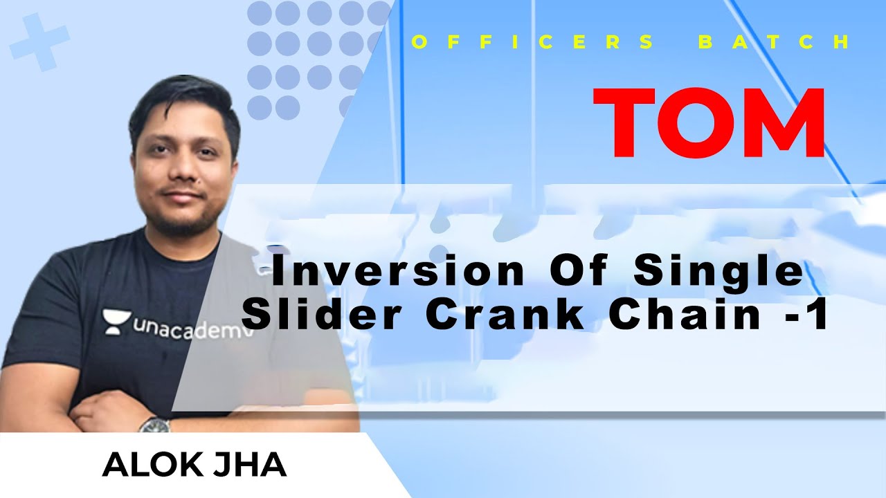 Inversion Of Single Slider Crank Chain | L : 9 | TOM| GATE (ME) 2022|  ESE2021