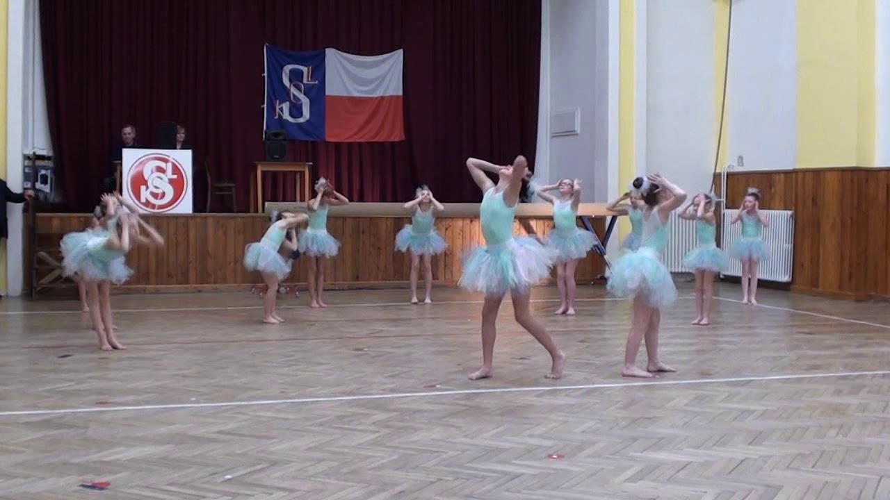 Akademie sokol Komárov  2019 - mladší žákyně gymnastika( pódiovka)