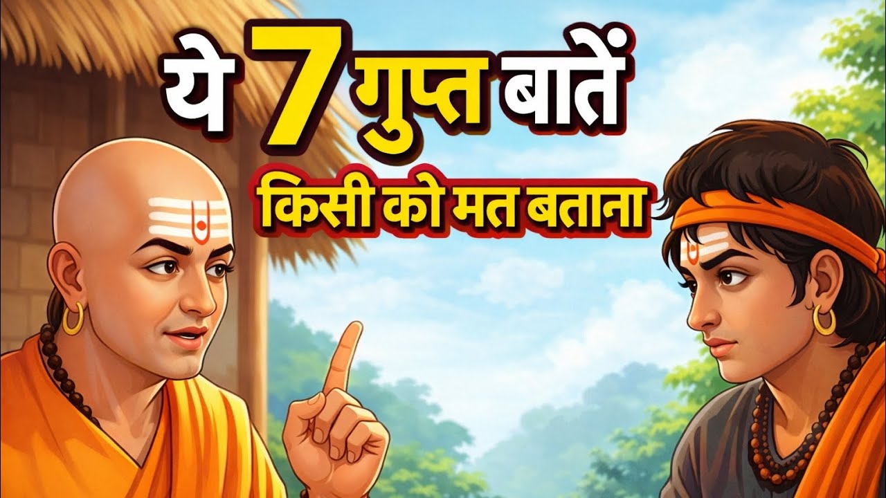 इन 7 बातों को कभी किसी से मत कहना | चाणक्य की गुप्त नीति 