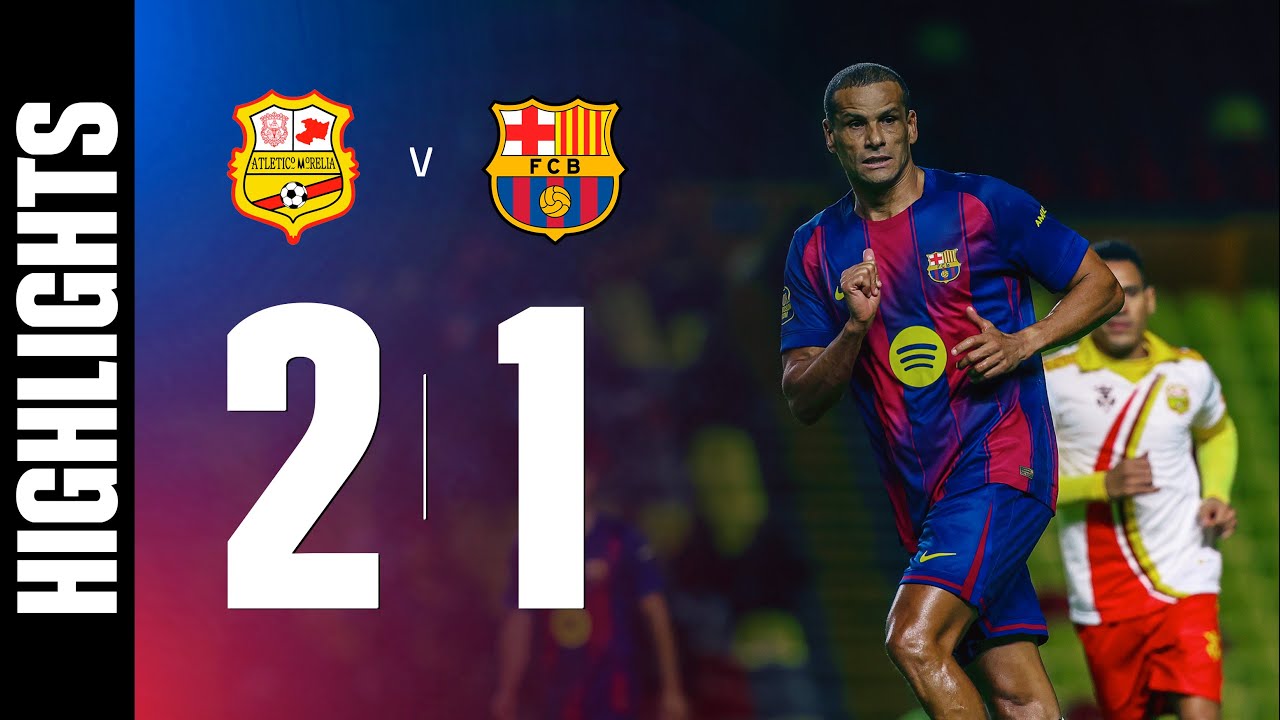 HIGHLIGHTS | MORELIA LEYENDAS 2 vs 1 BARÇA LEGENDS  | FC Barcelona 🔵🔴