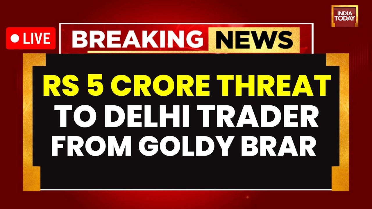 LIVE: Delhi Cafe Owner Receives Threat From Gangster Goldy Brar | 'Pay Rs 5 Crore Or Else...'