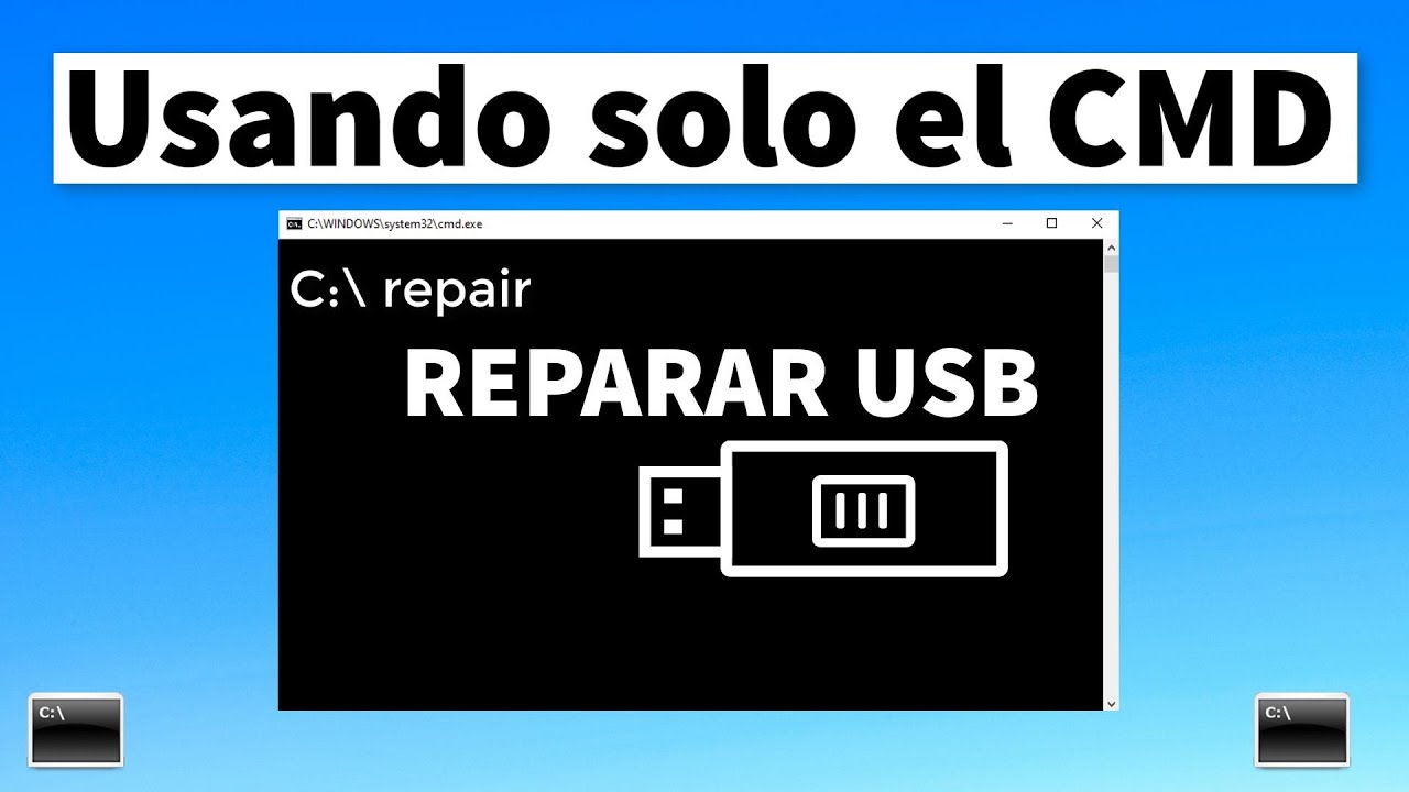 Reparar Memoria USB con CMD - Restaurar Pendrive Dañado usando solo el Símbolo del Sistema